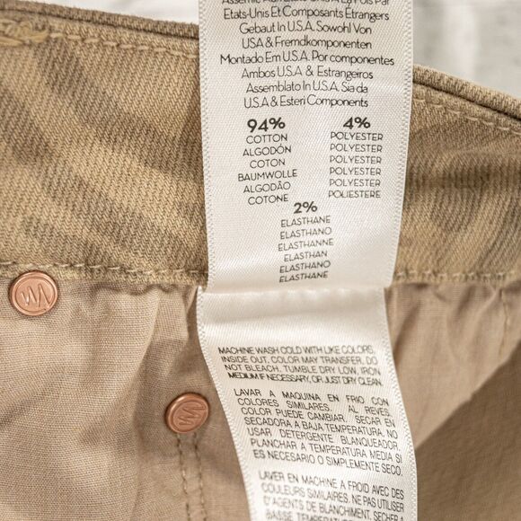 New MOTHER Denim size 33 The Looker Ankle Fray Skinny Jeans Sweet Stripes - Picture 9 of 12